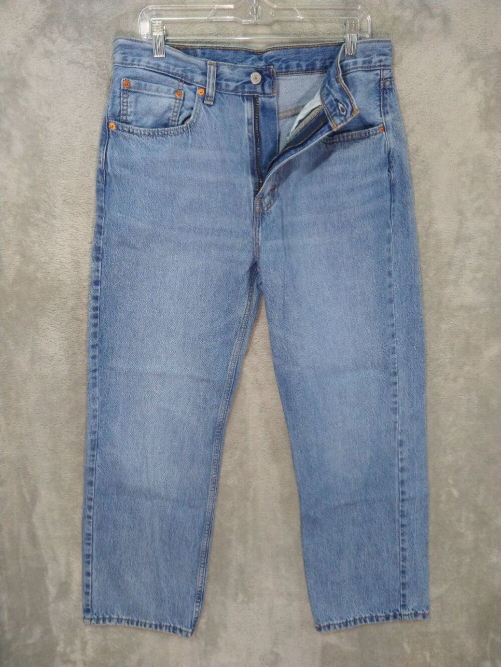 Levis 565 Jeans Mens 32x30 Blue Denim Loose Straight Fit Baggy Medium Wash